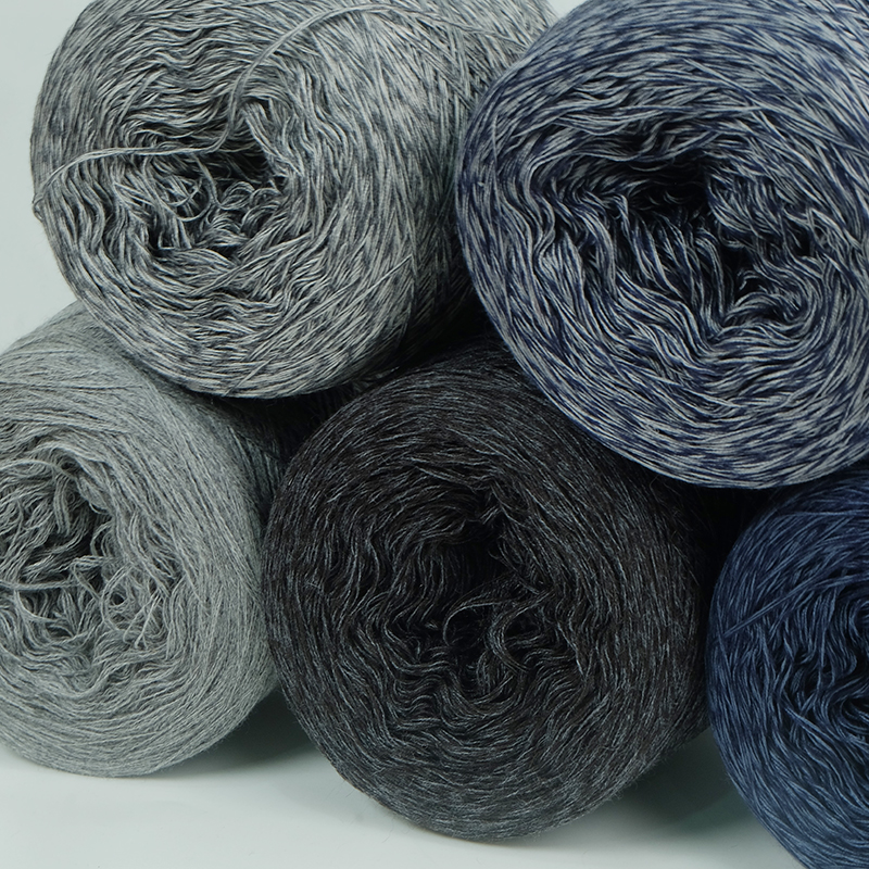 Fil de laine mérinos naturel en peluche organique Unique de 150g, pour bricolage, tricot à la main, Crochet, tricot fantaisie, tissage ondulé, fil à coudre X3394