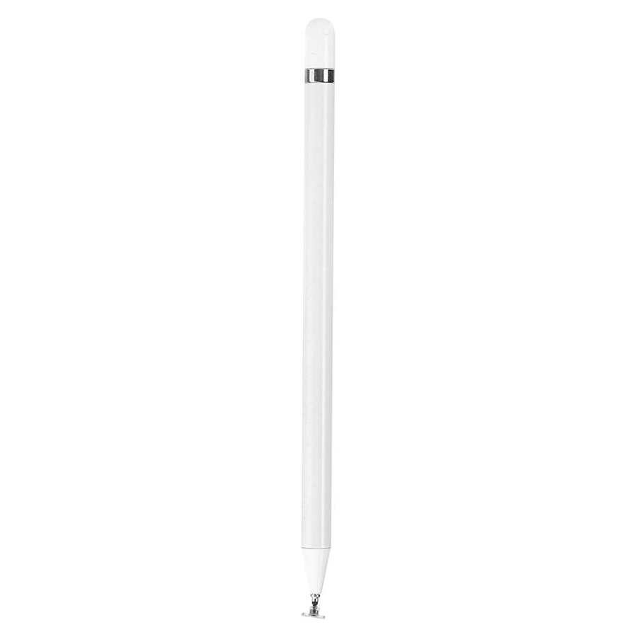 Screen Touch Pen Tablet Stylus Tekening Capacitieve Potlood Universele Voor Android Voor Ios Smart Phone Tablet: WHITE