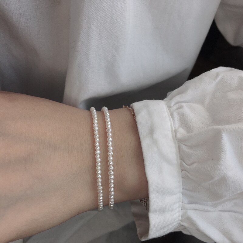 Lii Ji bracciale con perle reali bracciale con perle in argento Sterling 925 gioielli delicati regalo di san valentino