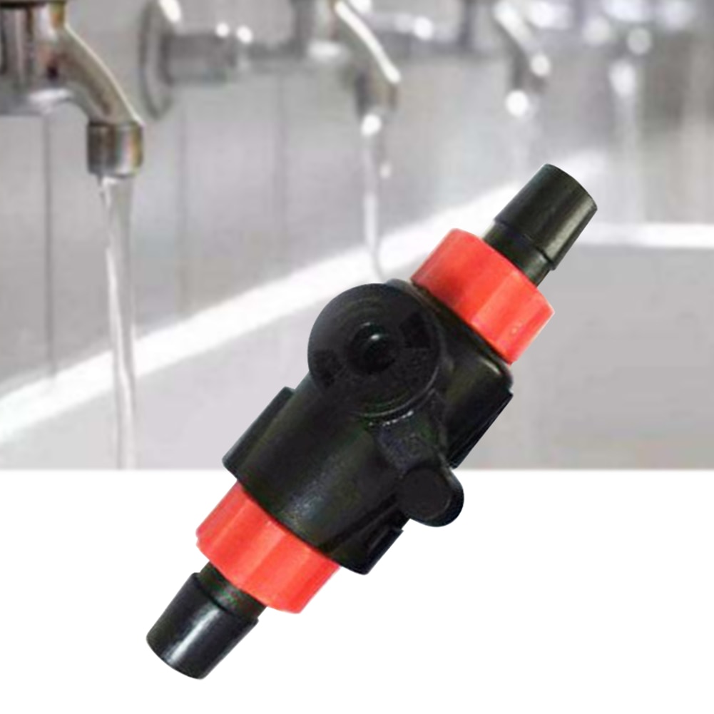 Filterkonnektor vandafbryder 16/22mm letinstalleret holdbar plastgasgasslange fisketank flowkontrol 12/16mm akvarium