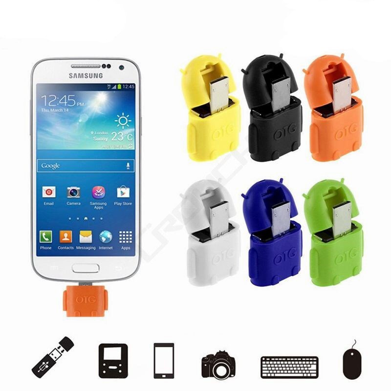 Crouch Mini Micro Usb Otg Kabel Naar USB Converter OTG Adapter Voor Samsung Oppo Xiaomi Kaartlezer otg adapter voor huawei android