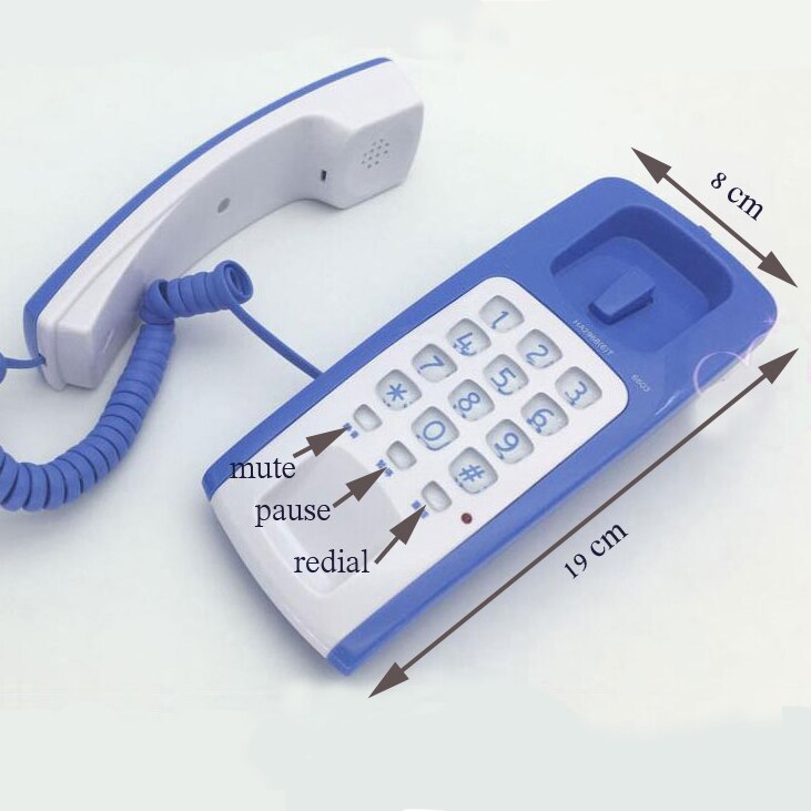 Klassische mini festnetz telefon fest Telefon Wand Montiert Fixe Telefonos De Casa huis telefoon telefonos de casa home office