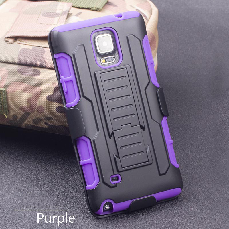 Armor Case For iPhone 6 6s Plus SE 5 5S Back Cover Belt Clip Stand Holster Hybrid Hard Mobile Phone Covers Full Protective Funda: For iPhone 6 Plus / Purple