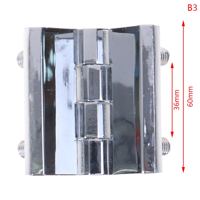 Zinc Alloy Industrial Cabinet Hinge Thickening Electric Power Box Metal Case Door Clamp Hinge With Screw Fixed Hardware: B3