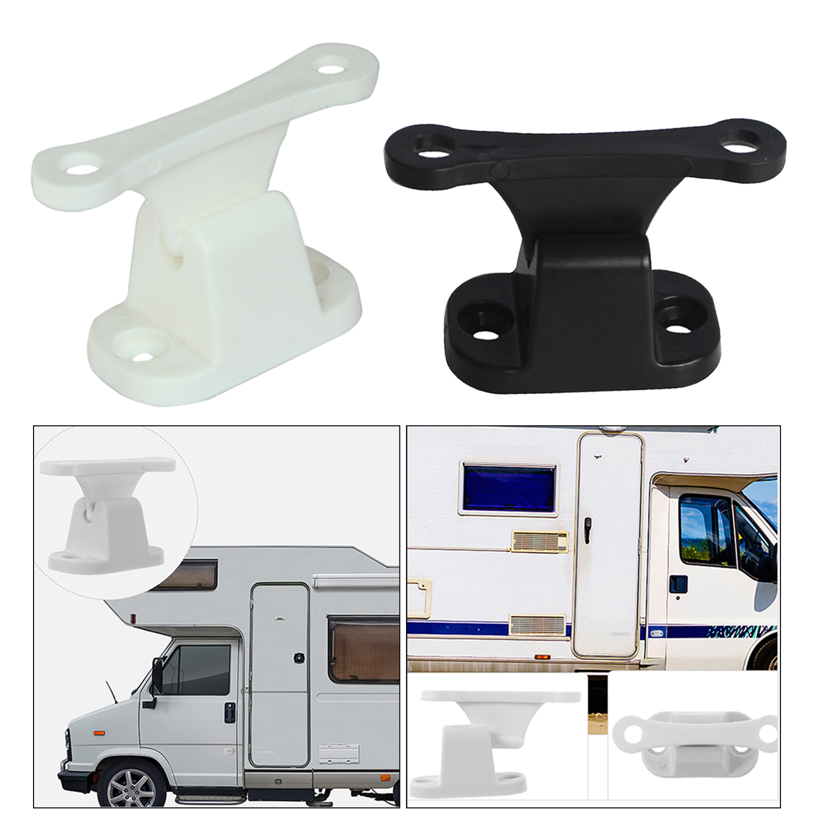 Tope de puerta resistente, soporte para enganche de retención, para Camper, autocaravana