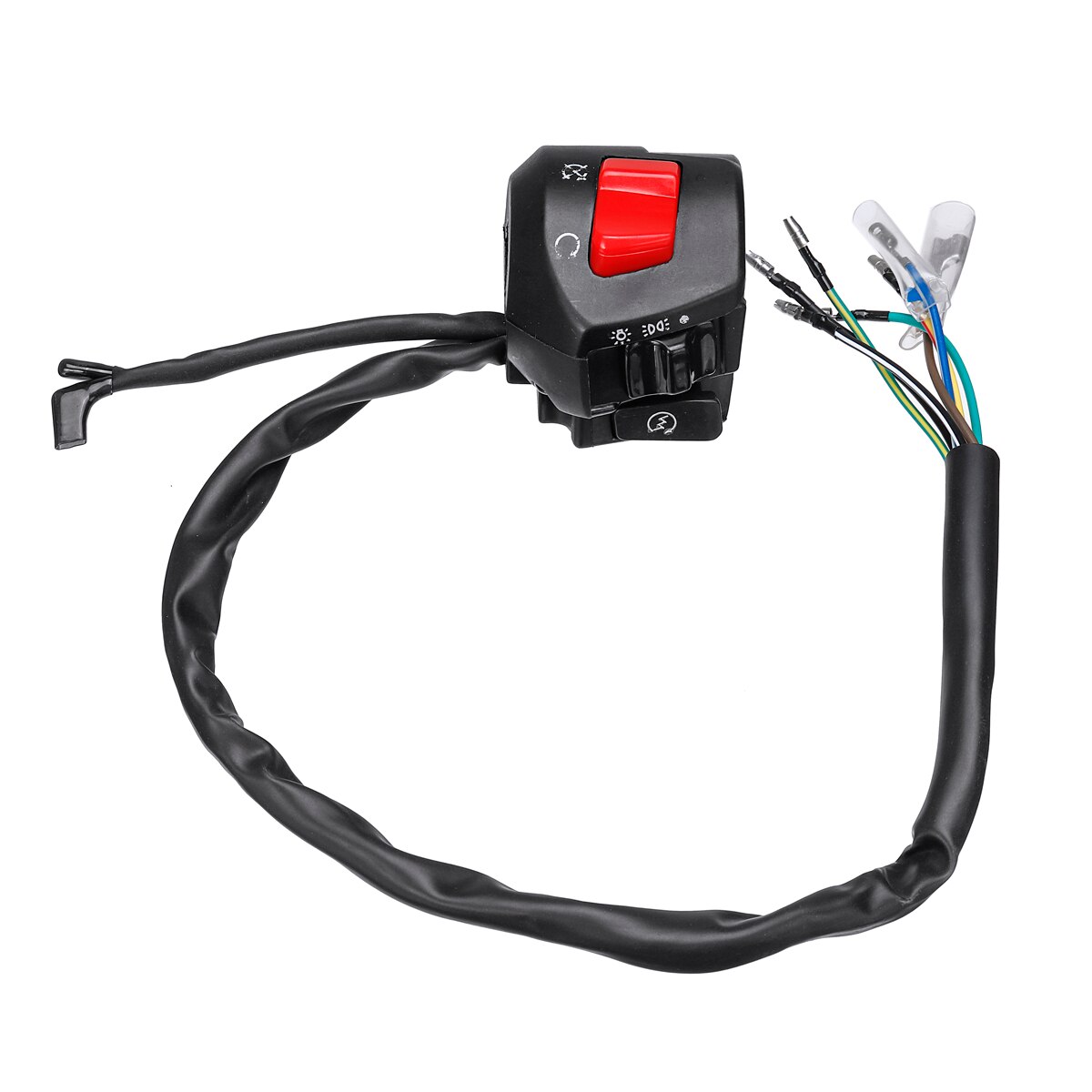 Universal- 12V Motorrad 7/8 &quot;Lenker Kontrolle Schalter Horn Blinker Scheinwerfer Elektrische Anfang Schalter Doppel Drossel