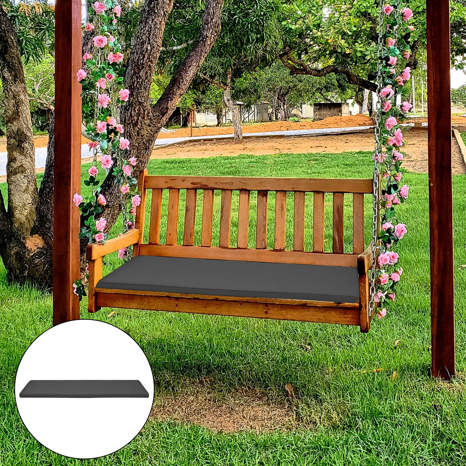 Waterproof Fabric Garden Bench Settee Patio Furnit... Grandado