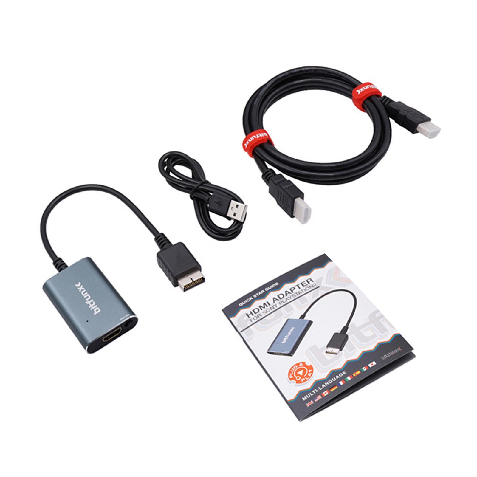 Rgb-Ypbpr Converter Ondersteuning Voor PS2 Alle Display Modes Eenvoudige Voor PS2 Uitgangen