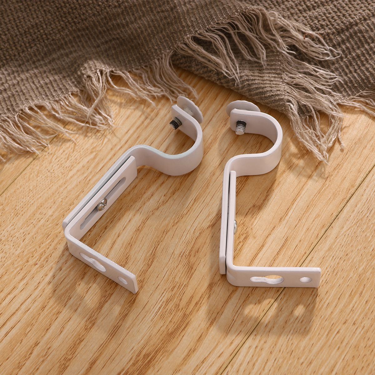 WL.Rocaille 3 Stück Wandhalterung Gardinenstangen Halter