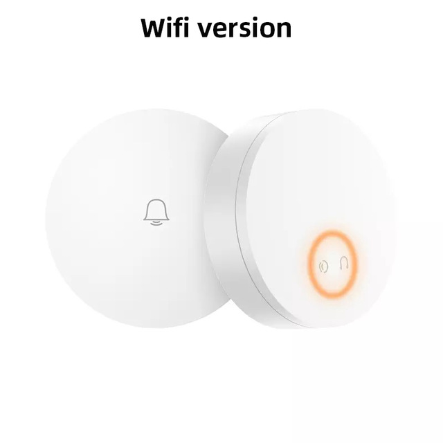 Xiaomi Linptech Wireless Doorbell Self-Generating Smart Door Bell Transmitter Memory Function Wifi Version Connect Mijia APP: Wifi US