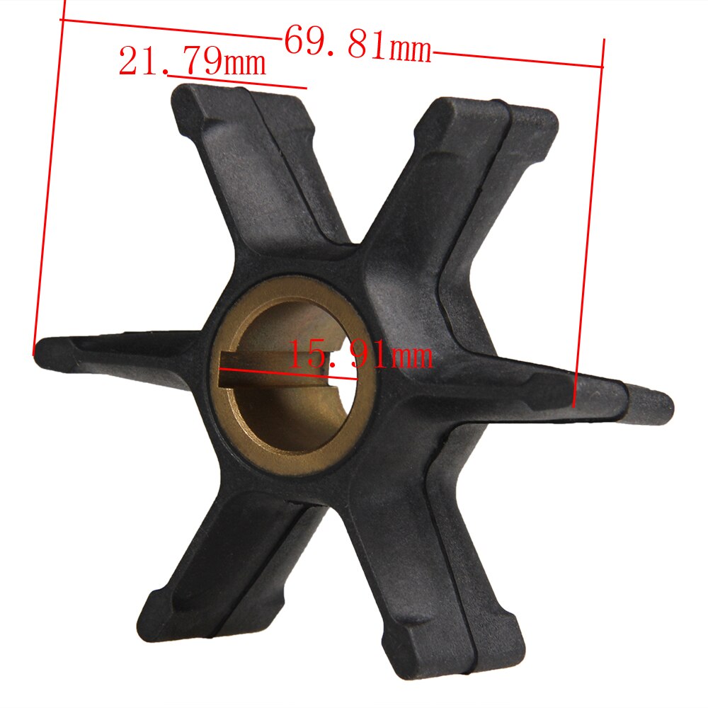 thumbnail image 2 of YiheoZux Outboard Water Pump Impeller For Johnson/Evinrude 35-55HP – Replaces Sierra 18-3083 2 of 6