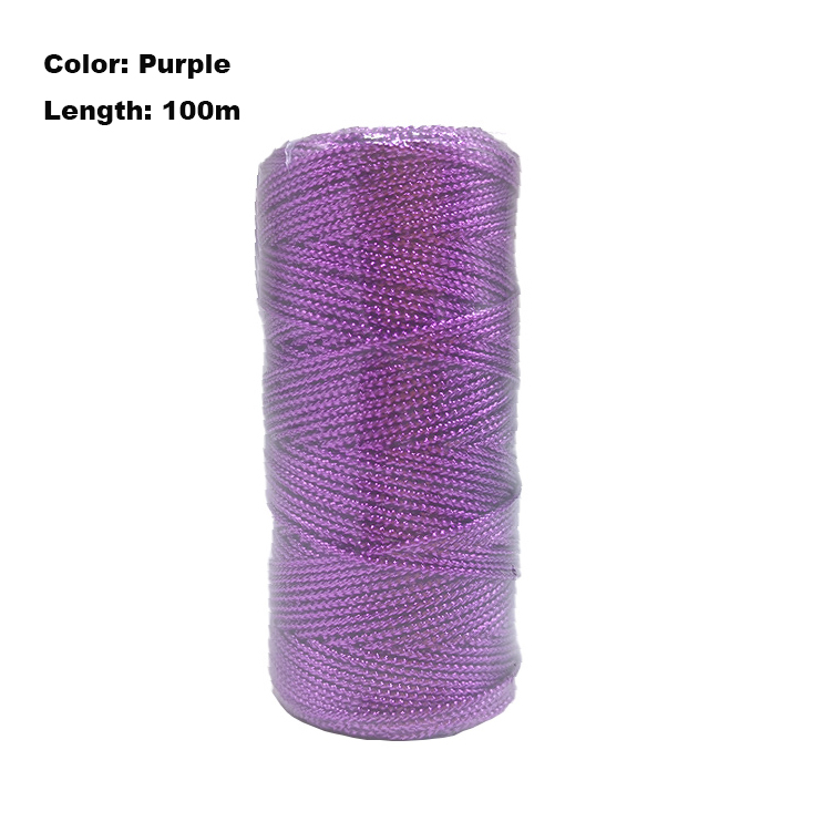 100 m/Roll 1.5mm Goud Zilver Macrame Koord Touw Touw Verpakking Touw Ornament String Voor DIY Bruiloft kerstcadeau Decor: Antique Zinc