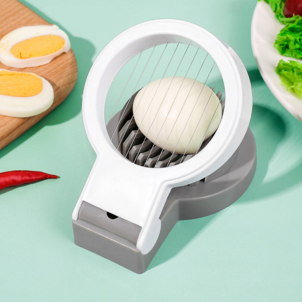 Huishoudelijke Ei Cutter Draagbare Multifunctionele Roestvrij Staal Handmatige Snijden Sectie Divider Voor Fruit Keuken Gadgets