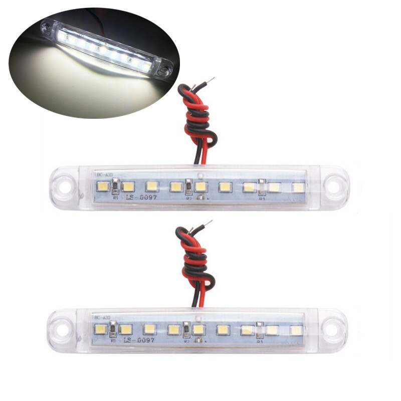 2PCS Trailer Light led 24v Camion LED Marker Light Truck Licht 24v LED Zijmarkeringslichten Voor trailers