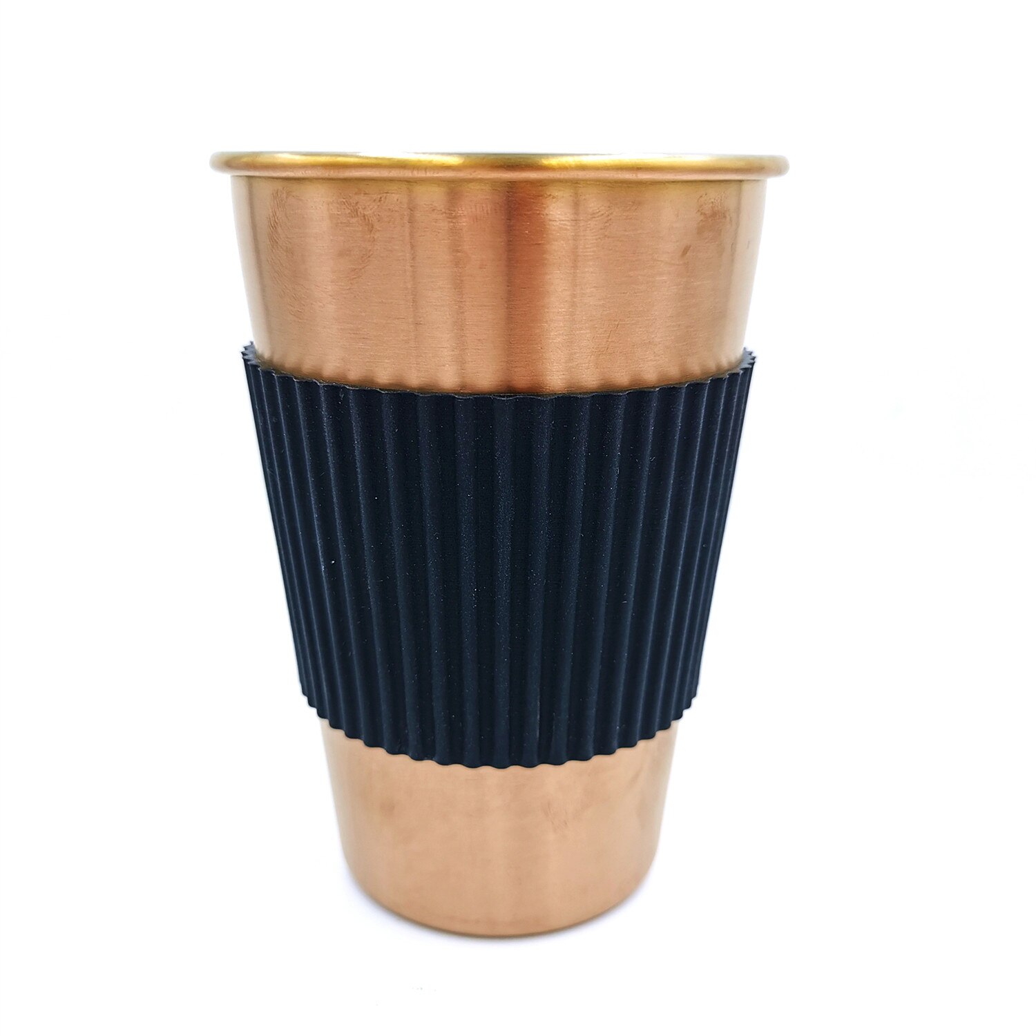 Soffe Coffee Mug With Cup Sleeve 350ml 500ml Titanium Travel Mugs Portable Food Grade Stainless Steel Drink Water Bottle: 0.5L / Orange