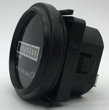 Industrial Timer Cumulative Timetable HM-4 Mechanical Timer, Round Meter, Equipment Cumulative Timer