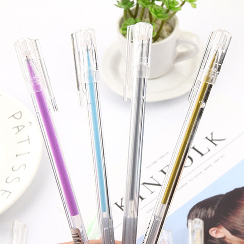 2 sztuk Highgloss pastelowy długopis ślub na urodziny i bociankowe impreza dobrodziejstw dzieci pamiątkowe prezenty kapsułka czarny papier długopis podpis