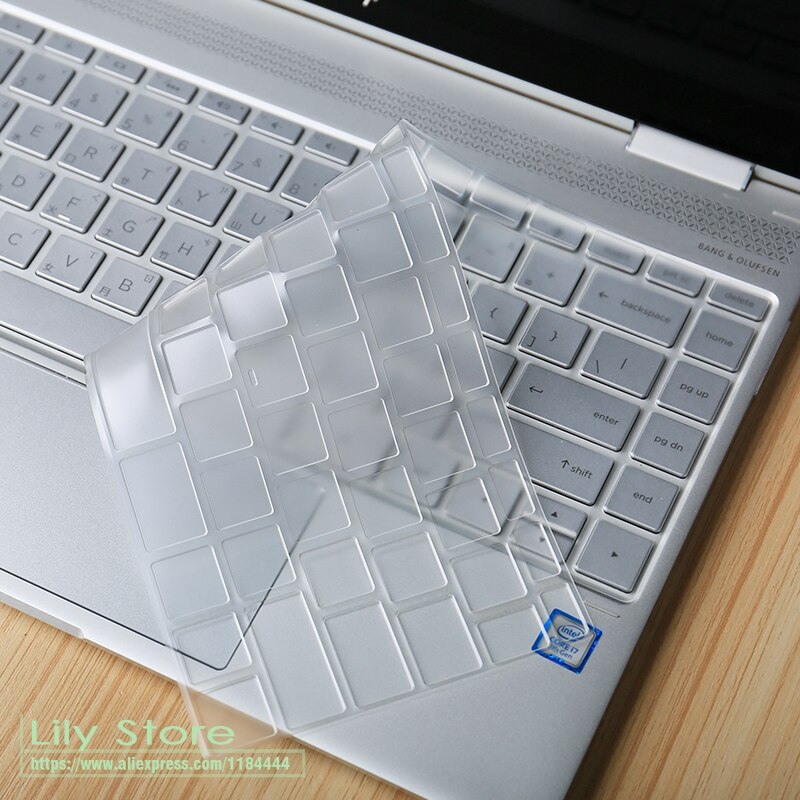 Soft Keyboard Protector Skin Cover For Hp Spectre X360 13.3 Inch For HP Spectre X360 Laptop Newest Model) 13" Clear