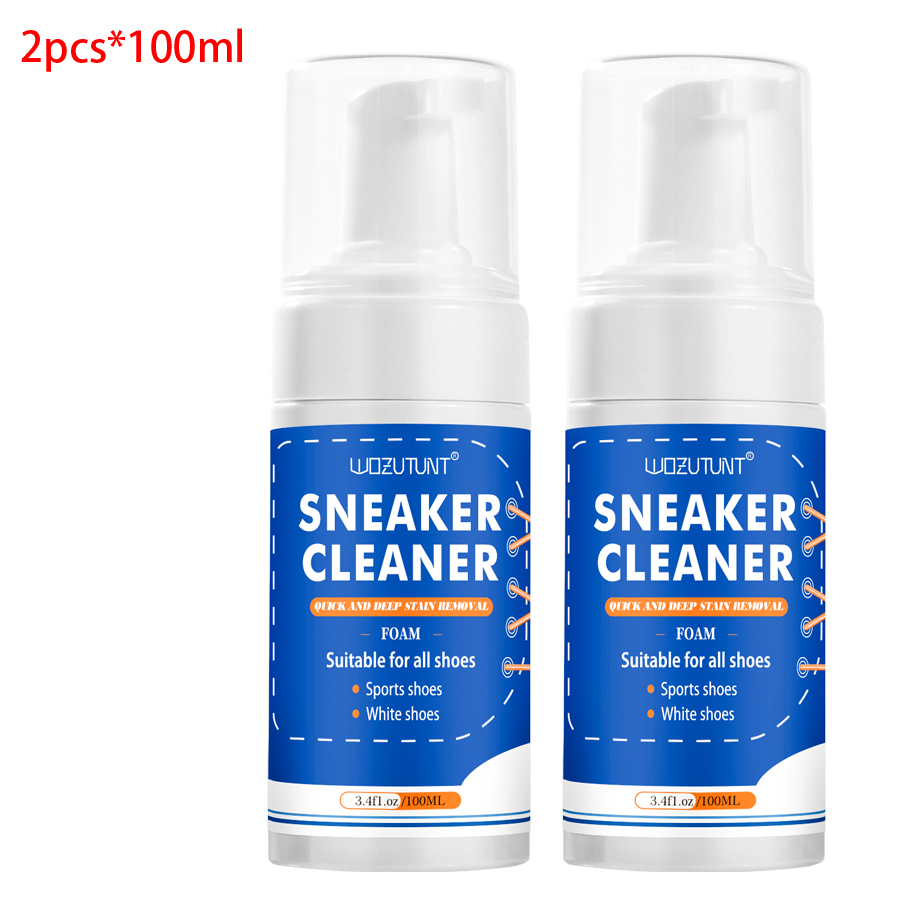 Limpiador de zapatos blanco de 100ml, espuma de limpieza en seco sin lavado, descontaminación para gamuza, piel de oveja, zapatos mate, cuidado de zapatillas de cuero: Gris oscuro
