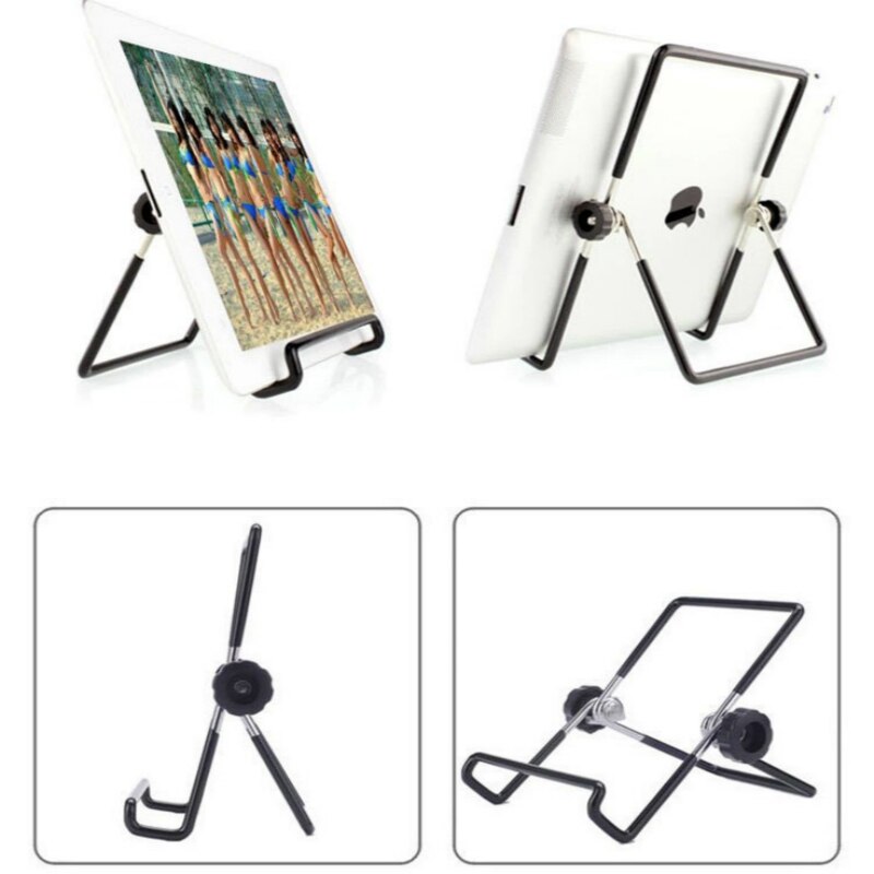 Opvouwbare universele tablethouder voor ipad 6 12 inch houder tabletstandaard verstelbare bureausteun flexibele metalen telefoonstandaard