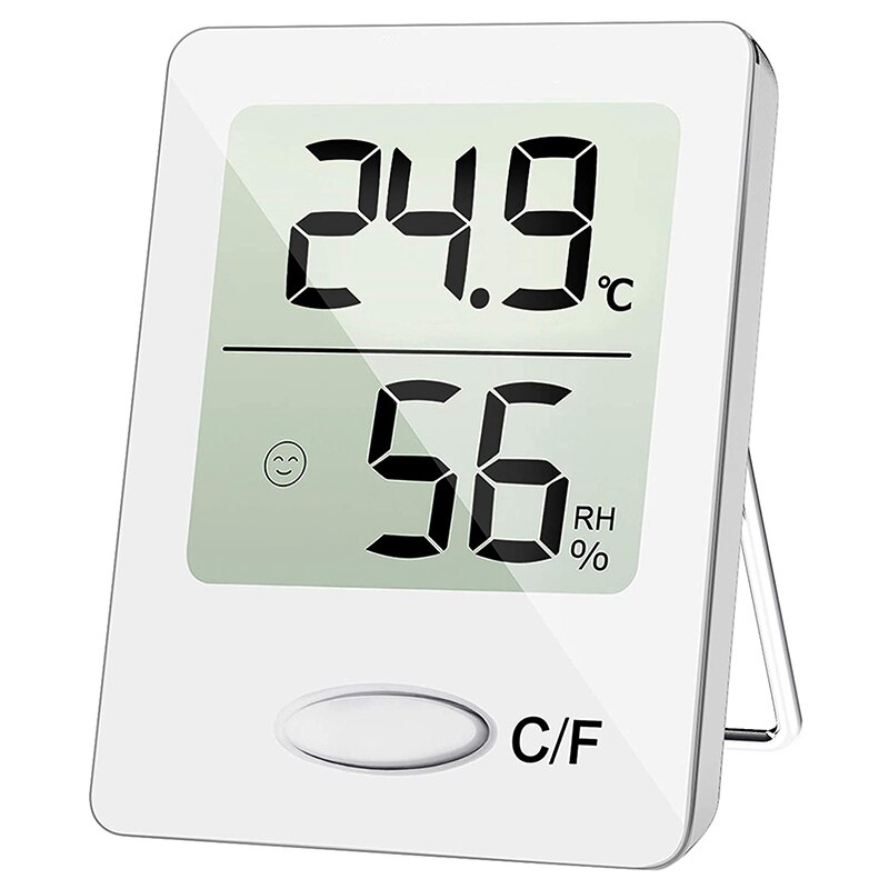 Draagbare Thermo Hygrometer, Meet Temperatuur En Vocht Met Hoge Nauwkeurigheid, Voor Een Baby Woonkamer