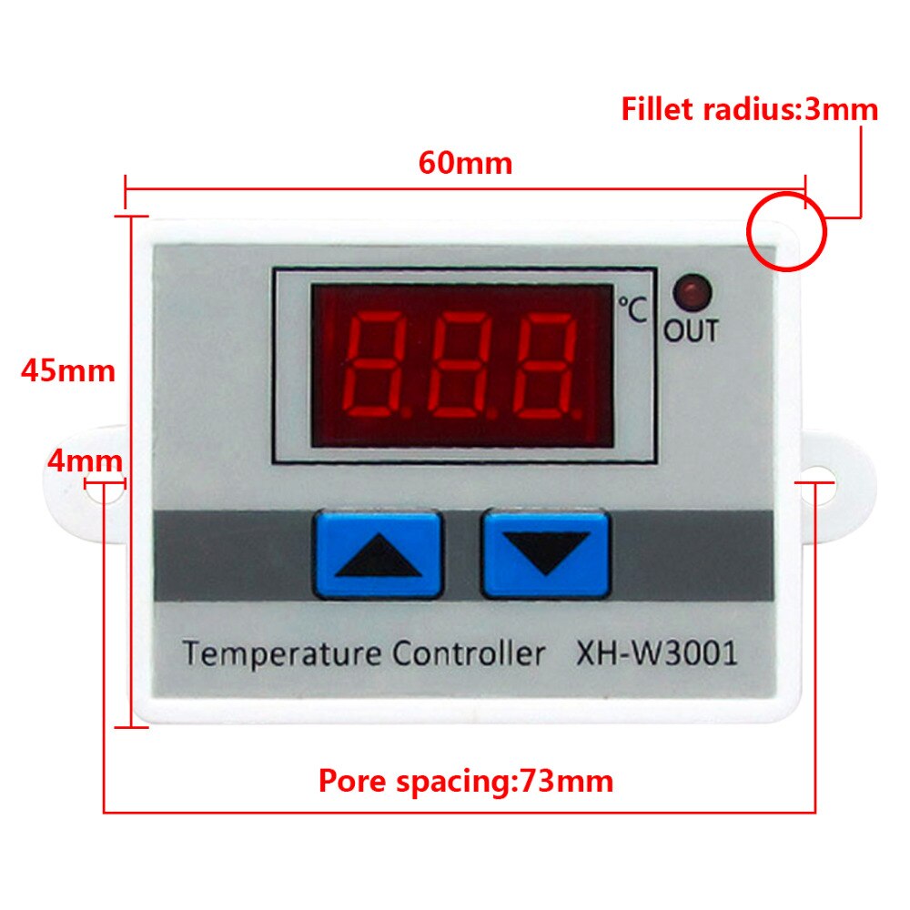 Digital Temperature Controller Thermostat for Aquarium Incubator Water Heater Temp Regulator Thermal Control 12V/ 24V/ 220V