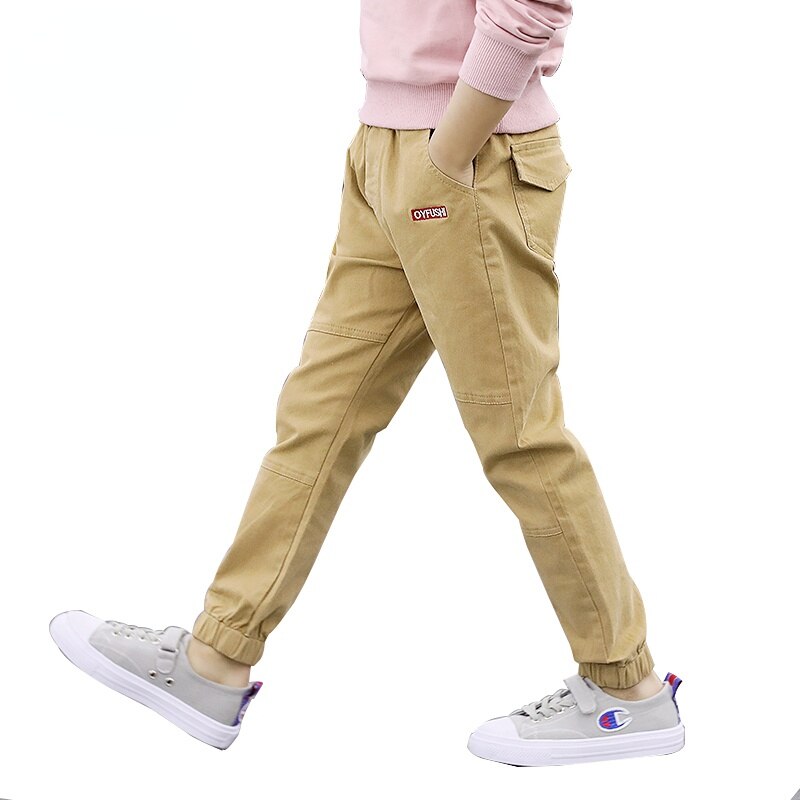 Pantalon Long en coton pour garçon de 3 à 14 ans, Style, , décontracté, Cargo, automne