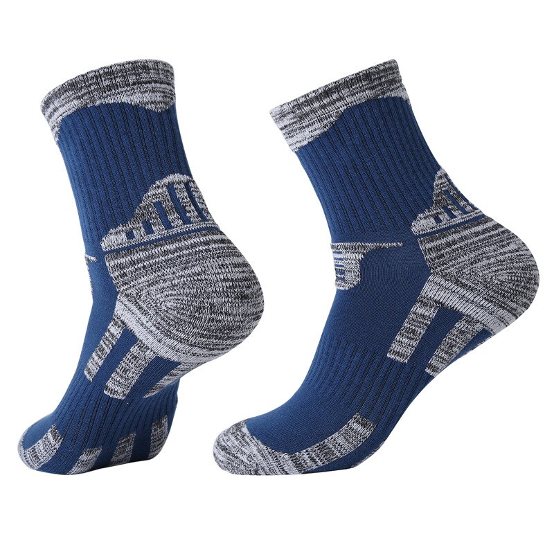 CLOSEMATE 3 Paar Merino Kousen voor Mannen Wol Sokken Outdoor Sokken Gevulde Bergsokken Ademende Sportsokken Hardloopsokken 3Donkergrijs 43-46