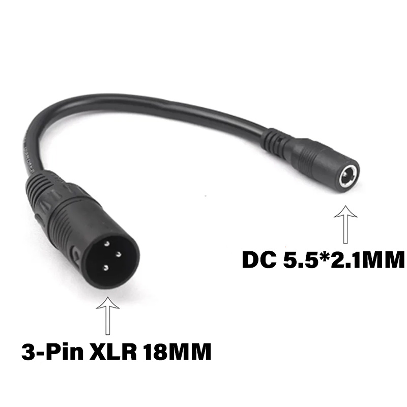 DC 5,5 MM Zu GX16-XLR-RCA-IEC-GX12-DC Stecker Kabel Adapter Für Elektrische Roller Fahrrad Auto Für Anhaltende Langlebige Stecker: Blau