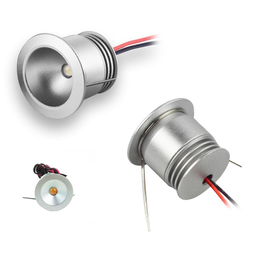 9 pcs LED Downlight 1W IP65 Waterdichte Inbouw LED Spot Verlichting DC12V Mini LED Plafond Lampen voor Badkamer Keuken ster Lichten