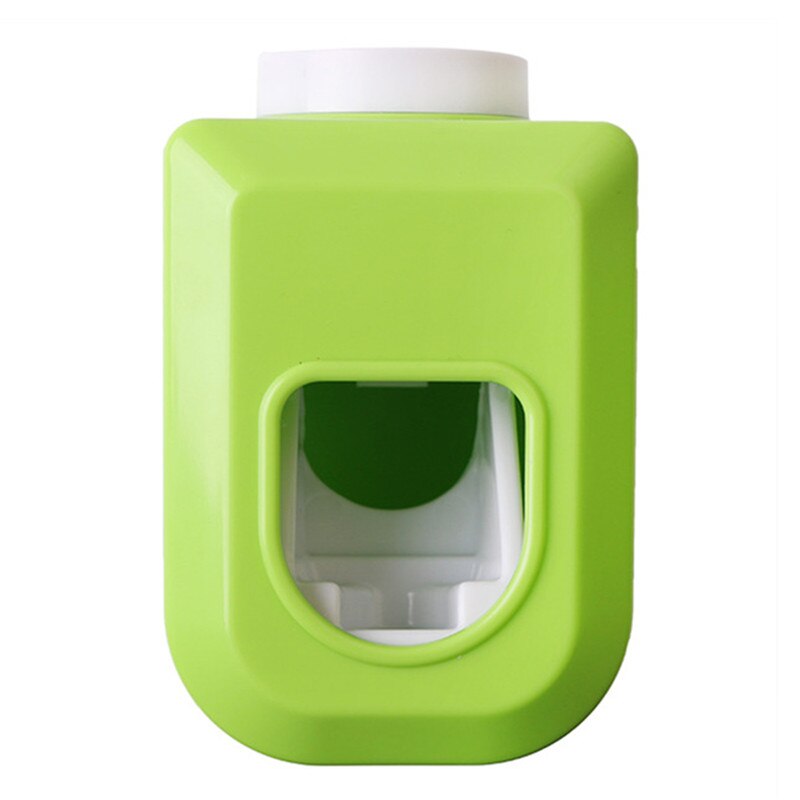 Distributeur automatique de dentifrice pour enfants, presse-agrumes, support mural, accessoires de salle de bain: Vert