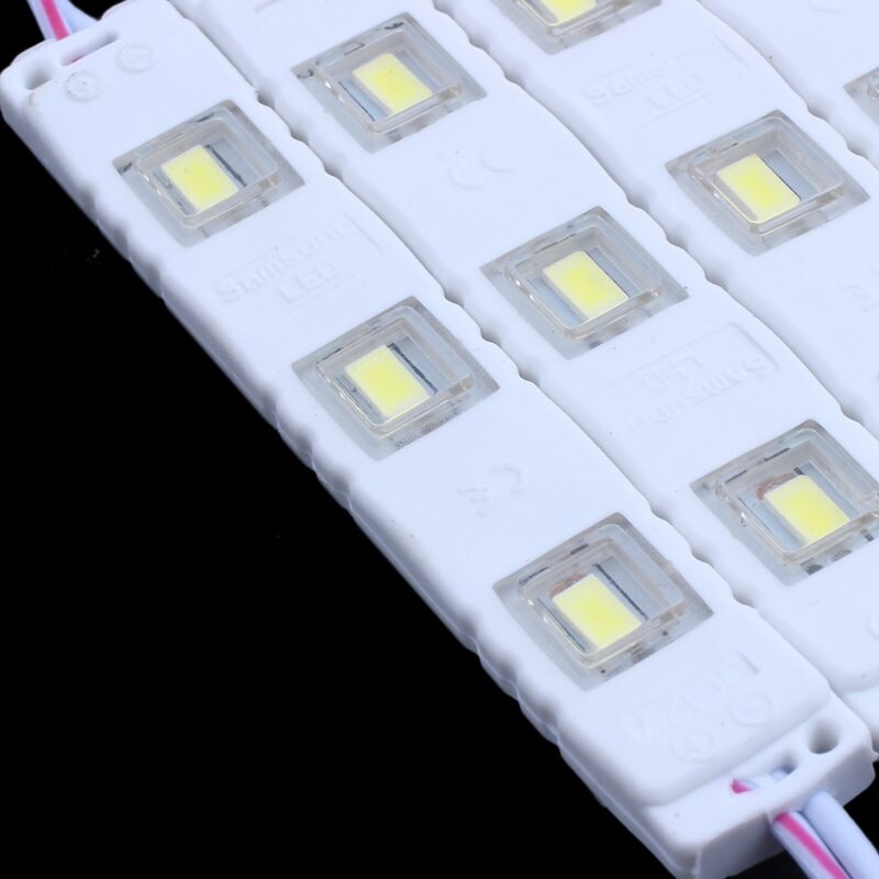 ! 20Pc - 3 LED Module Strip Lights SMD 5730 12V Waterproof AD Sign Window