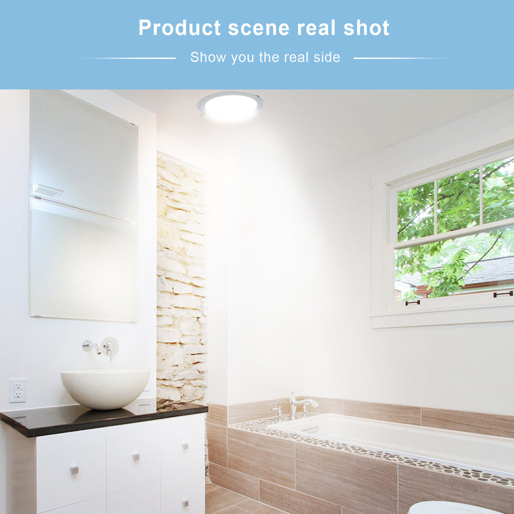 24W Super Heldere Ultra-Dunne Led-paneel Licht Plafond Lampen Verzonken Lichtpunt Kit Met Led Driver 275mm Open Gat Ronde