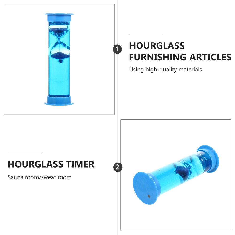 Decorative Hourglass Prop Cylindrical Timer Adornment Kitchen Timing Tool