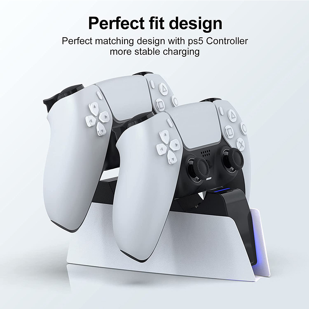 PS5 Type-C Dualsense Laadstation Dual Charging Dock Charger Stand Voor Playstation 5 Dualsense Draadloze Game Controller