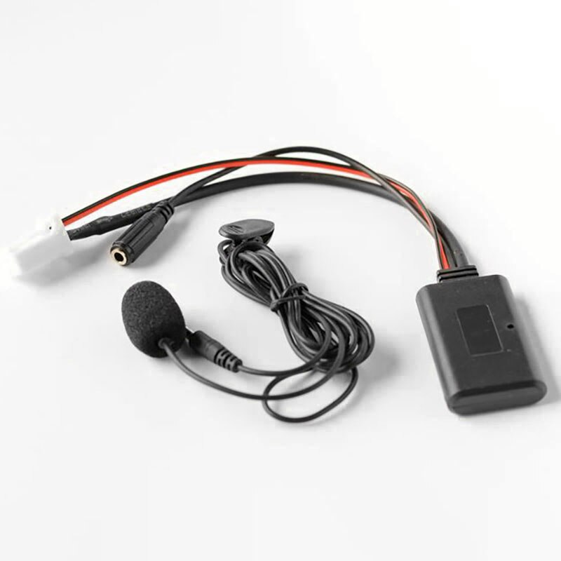 Cable de Audio de entrada auxiliar Bluetooth 5,0 para coche, adaptador manos libres de micrófono, enchufe de 8 pines para Nissan Sylphy Tiida Qashqai Geniss