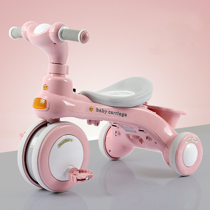 Triciclo pedais das crianças 1-3 anos de idade triciclo carrinho de passeio do bebê artefato bebê carrinho de bebê mãe quente bicicleta do bebê