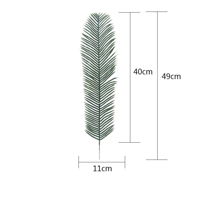 1pcs artificial flower plastic wild sunflower leaf wedding decoration home decoration iron tree leaf artificial plant: xdks-422