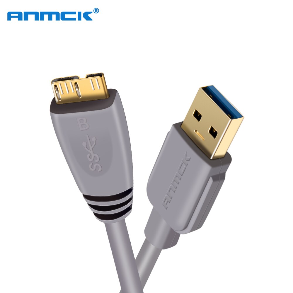 Hard Disk SSD Cable Sync Micro B USB 3.0 Super Fast Cord External Hard Drive HDD for Samsun S5 charging USB Hard Drive Cable