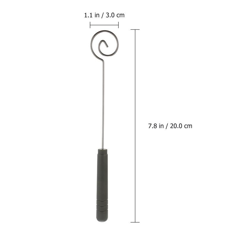 3pcs Stainless Steel Dipping Forks Chocolate Fork Picks Kitchen Gadgets Cheese Fondue (Trigeminal + Spiral + Small Circle Each)