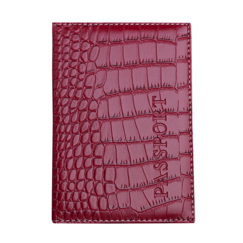MAFA Passport Holder Protector Leather Wallet Women Business Card Soft Passport Cover Leather Csv: WE