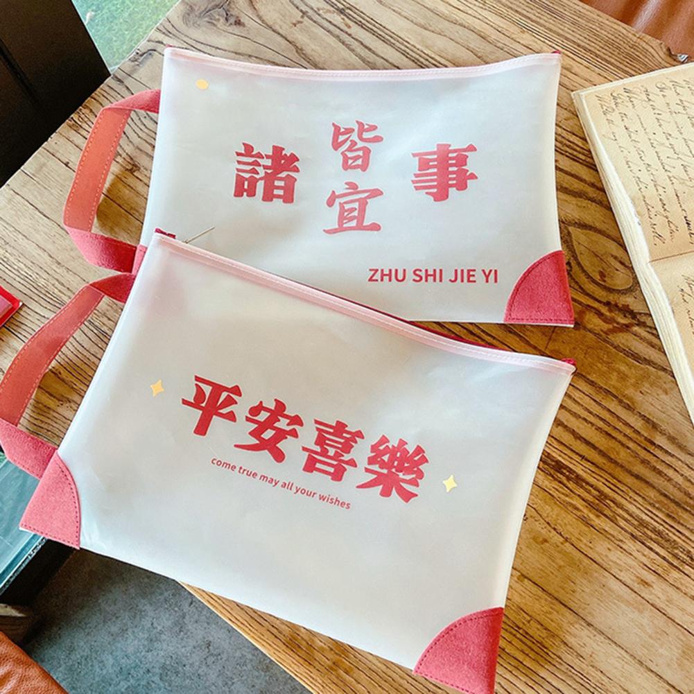 Eco-friendly File Pocket Durable Document Pocket Rectangle for School Supplies