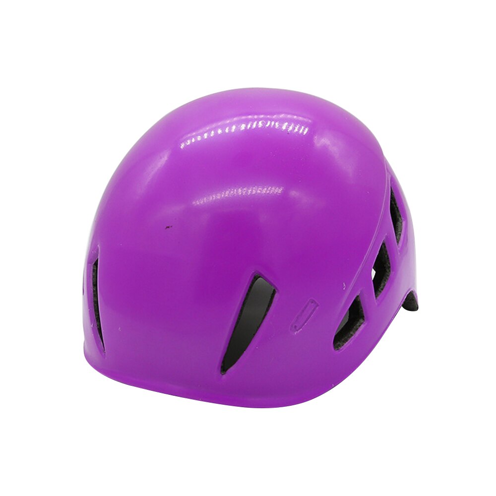 Outdoor sports Rock climbing EPS helmet, Protection head-mounted rock climbing helmet, three-dimensional helmet supply: Purple 