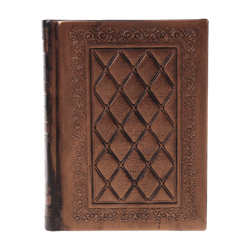 Retro Vintage Journal Diary Notebook Leather Blank Hard Cover Sketchbook Paper Stationery Travel: 01