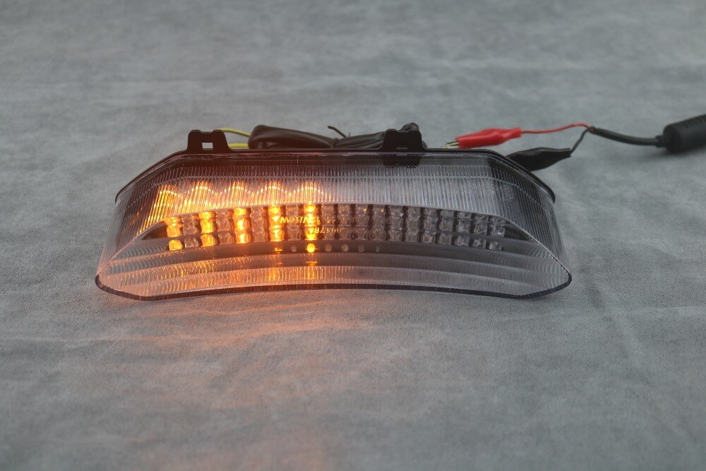 Motocicleta led turn signal luz traseira da cauda para yamaha r1 2002 2003