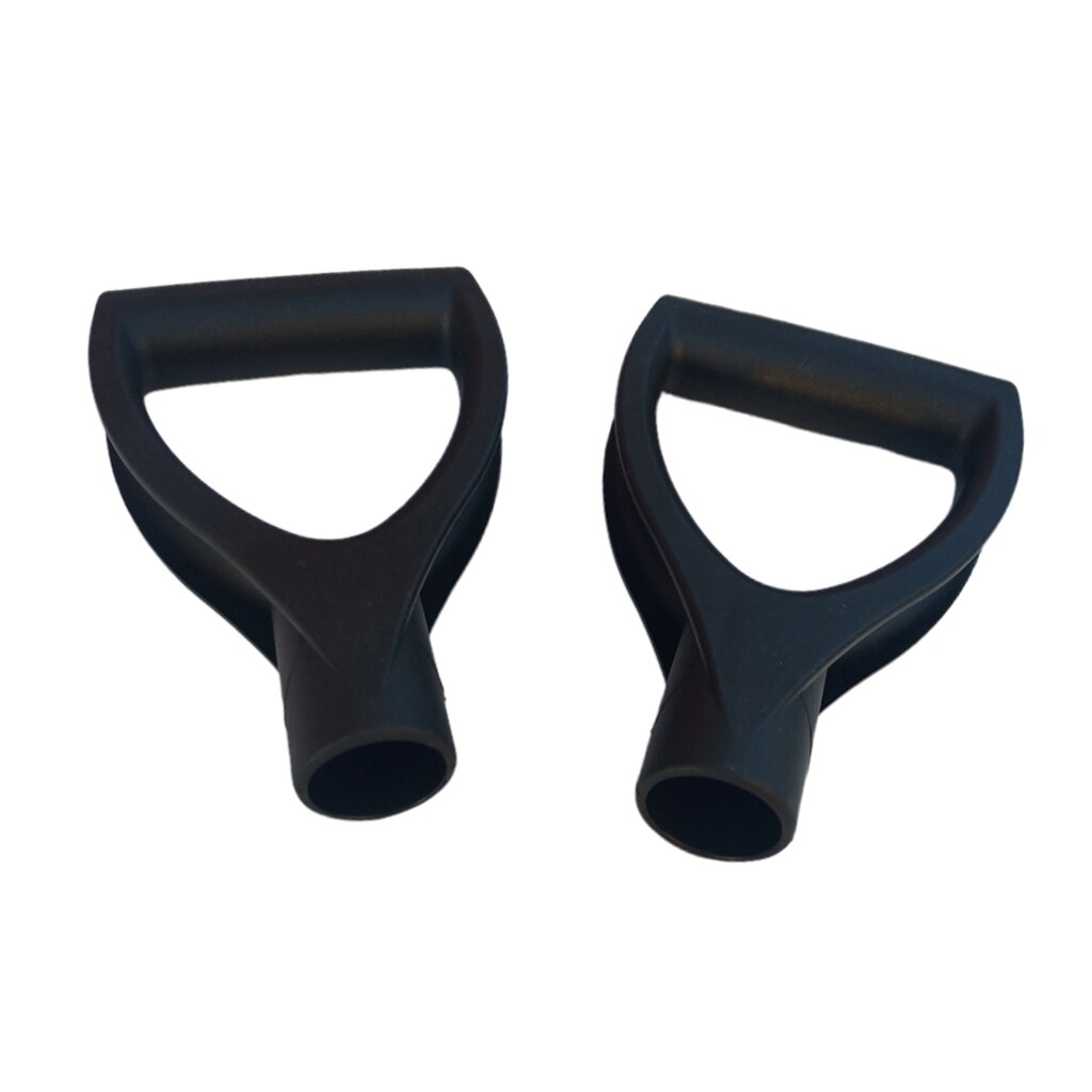 2 pieces plastic replacement snow shovel D handle handle for spades, forks,