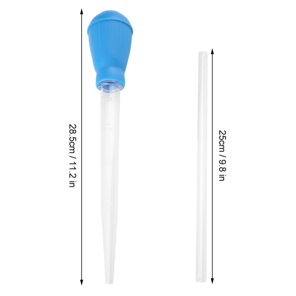 Portable Aquarium Dropper Pipette Cleaner Coral Feeder Aquarium Cleaning Manual Tool with Extension Tube and Connector