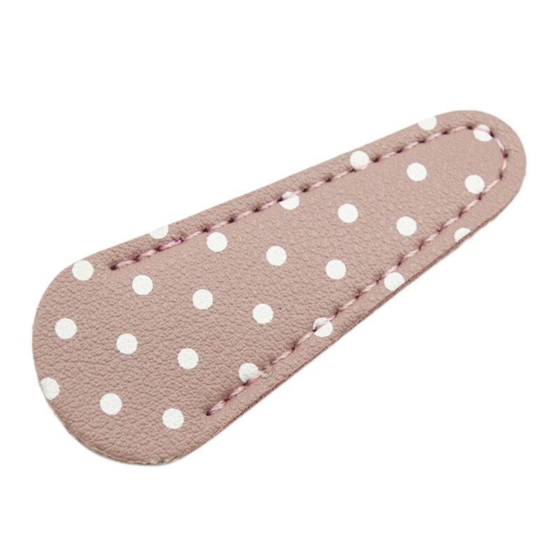 Estojo de couro pu para tesoura de bordar, capa protetora para barbeiro e cabeleireiro: Deep Pink