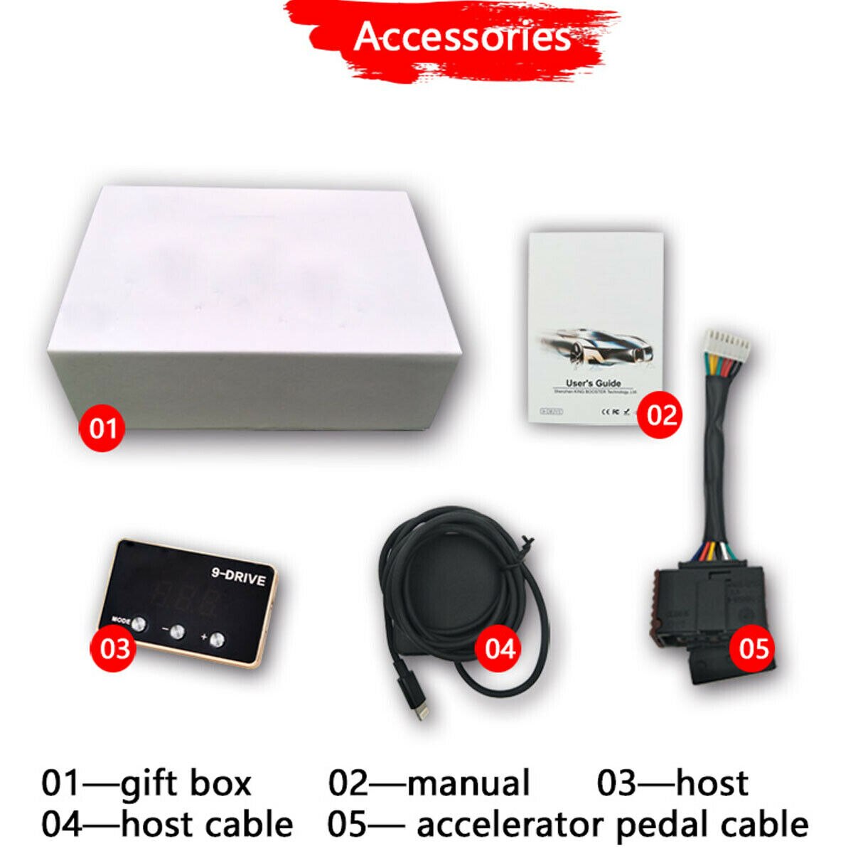 For Dodge RAM Ford Chevrolet Throttle Controller Set Adjustable 9 Drive Electronic Throttle