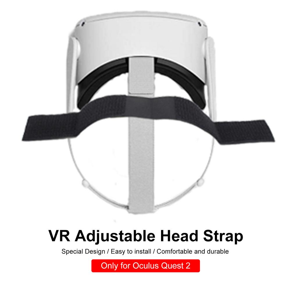 Adjustable Head Strap For Oculus Quest 2 VR, Increase Supporting Forcesupport And Improve Comfort-Virtual Reality Accessories